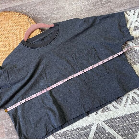 Lululemon Check the Box Short Sleeve Heathered Graphite Grey 6 - Picture 4 of 6